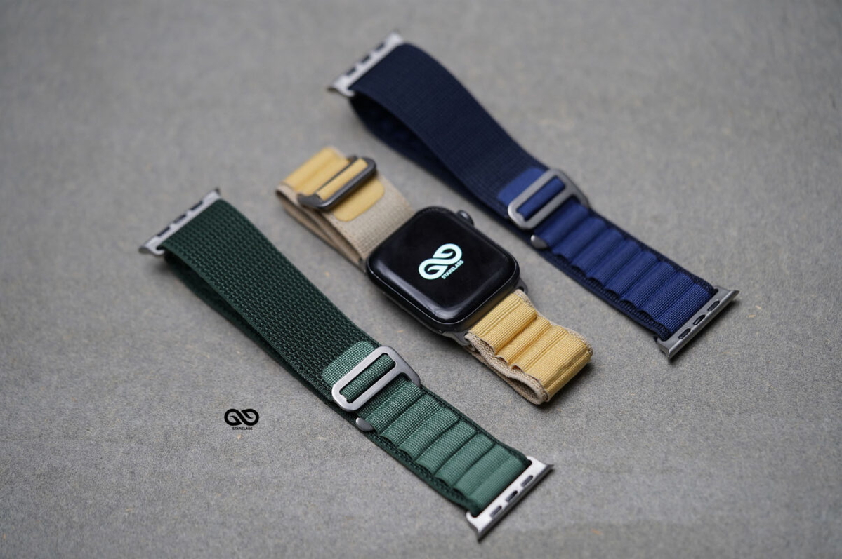 Alpine Loop With Sliver Buckle 44MM 45MM 46MM Series 4 5 6 7 8 9 10 11 (SE 2 3 Gen)