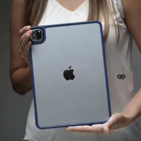 iPad Pro 2021 M1/ 2020/2018 Blue Transparent Case 11 inch and 12.9 inch