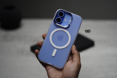 Frosted White Magsafe Matte Finish Case with Kickstand Ring Feature For iPhone 16/16Pro/16ProMax