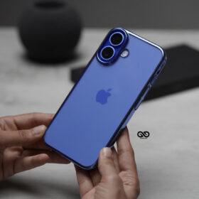 Hard Case with Colored Border For iPhone 16 Plus