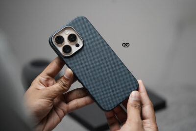 Magsafe Polar Blue Real Aramid Carbon Fiber Case For iPhone 16 Pro