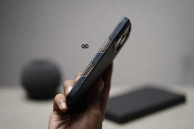 Magsafe Polar Blue Real Aramid Carbon Fiber Case For iPhone 16 Pro