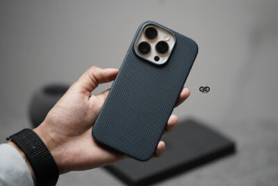 Magsafe Polar Blue Real Aramid Carbon Fiber Case For iPhone 16 Pro