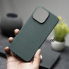 Magsafe Polar Green Real Aramid Carbon Fiber Case For iPhone 16 Pro Max