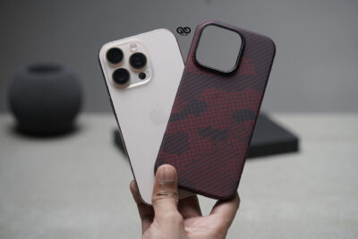 Magsafe Red Sea Real Aramid Carbon Fiber Case For iPhone 16 Pro
