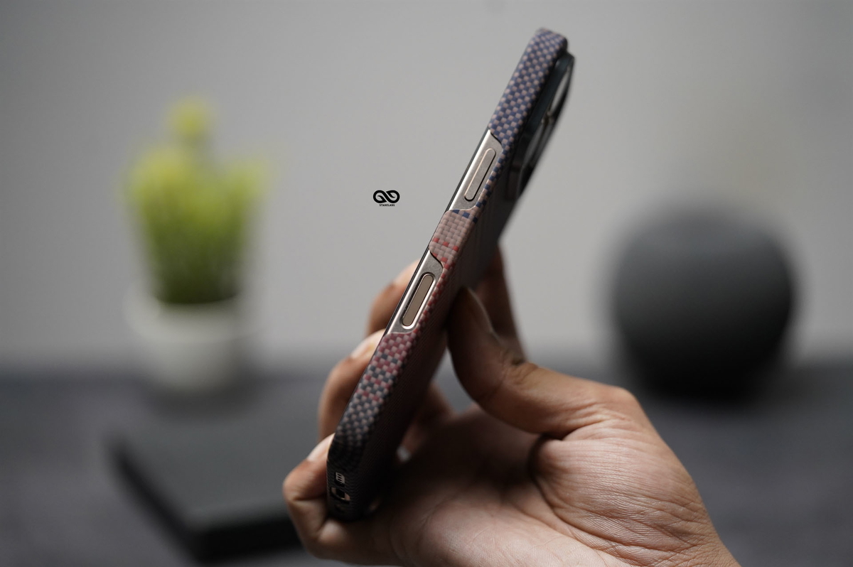Magsafe Tangerine Orange Real Aramid Carbon Fiber Case For iPhone 16 Pro Max 12 Magsafe Tangerine Orange Real Aramid Carbon Fiber Case For iPhone 16 Pro Max - Image 12