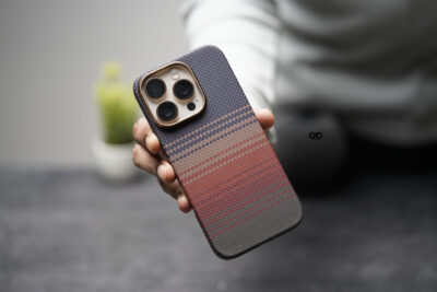 Magsafe Tangerine Orange Real Aramid Carbon Fiber Case For iPhone 16 Pro