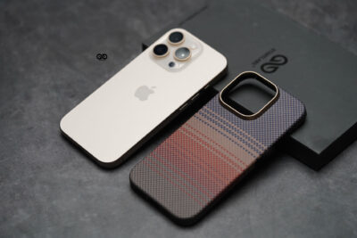 Magsafe Tangerine Orange Real Aramid Carbon Fiber Case For iPhone 16 Pro