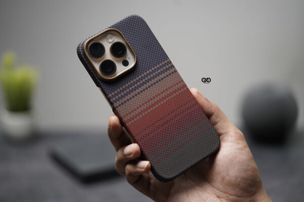 Magsafe Tangerine Orange Real Aramid Carbon Fiber Case For iPhone 16 Pro