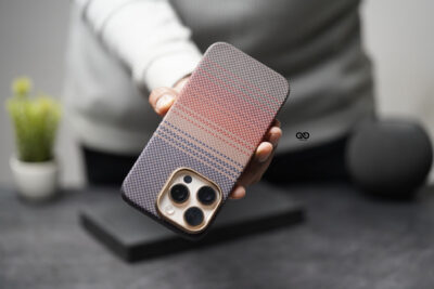 Magsafe Tangerine Orange Real Aramid Carbon Fiber Case For iPhone 16 Pro