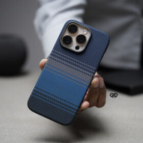 Magsafe Dune Blue Real Aramid Carbon Fiber Case For iPhone 16 Pro