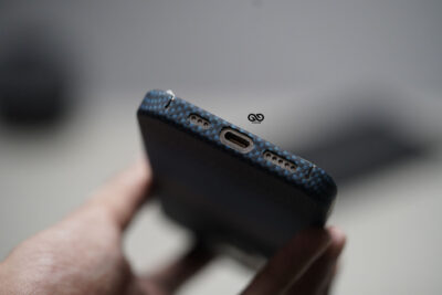 Magsafe Dune Blue Real Aramid Carbon Fiber Case For iPhone 16 Pro