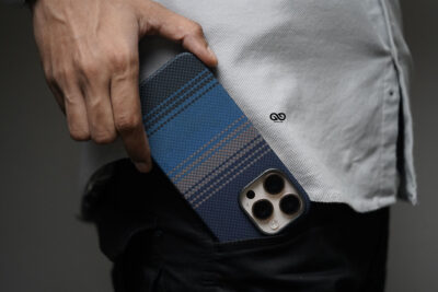 Magsafe Dune Blue Real Aramid Carbon Fiber Case For iPhone 16 Pro