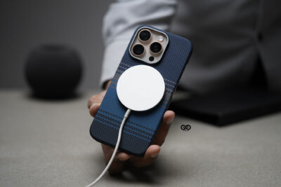 Magsafe Dune Blue Real Aramid Carbon Fiber Case For iPhone 16 Pro