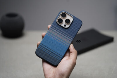 Magsafe Dune Blue Real Aramid Carbon Fiber Case For iPhone 16 Pro