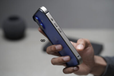Natural Titanium Fiber Bumper for iPhone 16 (Bumper, not a Case)
