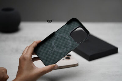 Magsafe Polar Green Real Aramid Carbon Fiber Case For iPhone 16 Pro