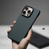Magsafe Polar Green Real Aramid Carbon Fiber Case For iPhone 16 Pro
