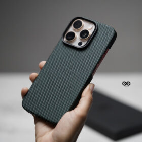 Magsafe Polar Green Real Aramid Carbon Fiber Case For iPhone 16 Pro