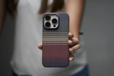 Magsafe Tangerine Orange Real Aramid Carbon Fiber Case For iPhone 16 Pro Max