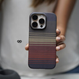 Magsafe Tangerine Orange Real Aramid Carbon Fiber Case For iPhone 16 Pro
