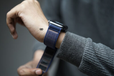 Trail Loop With Black Buckle For Apple Watch 44MM 45MM 46MM Series 4 5 6 7 8 9 10 11 (SE 2 3 Gen)