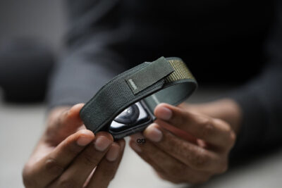 Trail Loop With Black Buckle For Apple Watch 42MM 41MM 40MM Series 4 5 6 7 8 9 10 11 SE SE 2 Gen