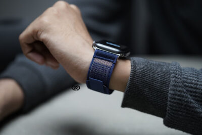 Trail Loop With Silver Buckle For Apple Watch 44MM 45MM 46MM Series 4 5 6 7 8 9 10 11 (SE 2 3 Gen)