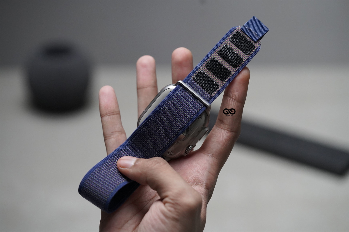 Trail Loop With Silver Buckle For Apple Watch 42MM 41MM 40MM Series 4 5 6 7 8 9 10 11 SE SE 2 Gen