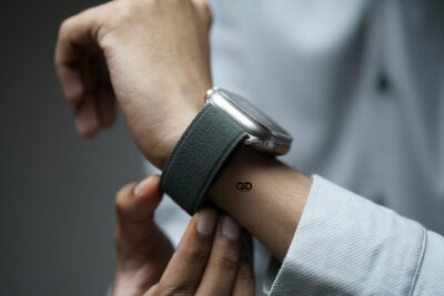 Trail Loop With Silver Buckle For Apple Watch 49 (Series Ultra/Ultra 2/Ultra 3)