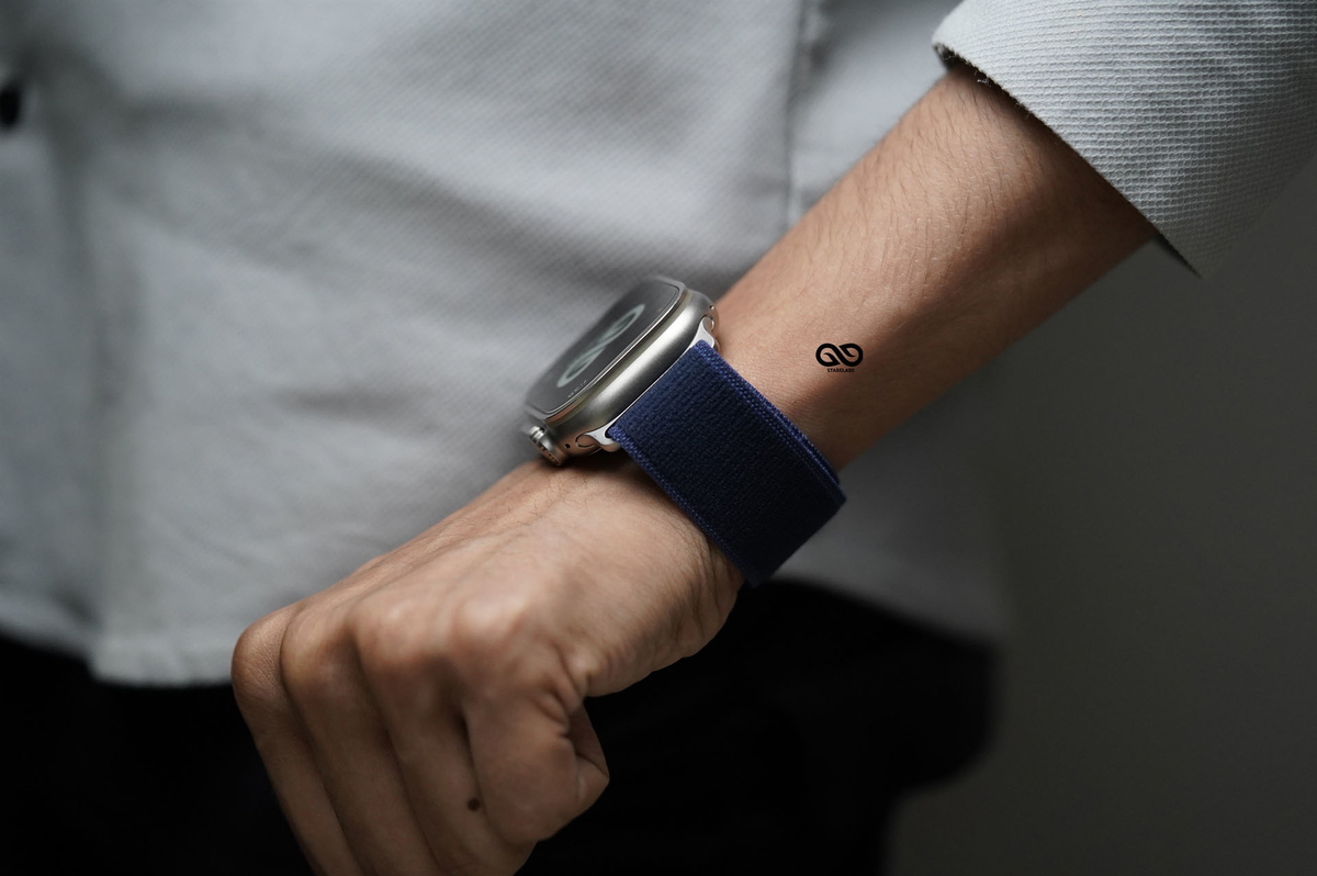 Trail Loop With Silver Buckle For Apple Watch 42MM 41MM 40MM Series 4 5 6 7 8 9 10 11 SE SE 2 Gen