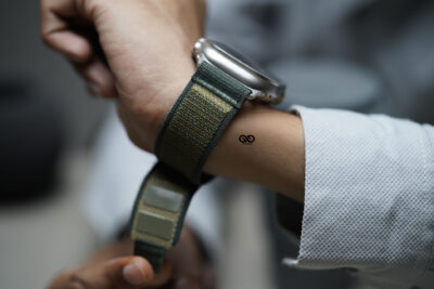 Trail Loop With Silver Buckle For Apple Watch 49 (Series Ultra/Ultra 2/Ultra 3)