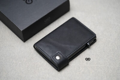 Classic Slim Vegan leather Minimalistic Pop Up Card and Cash Holder