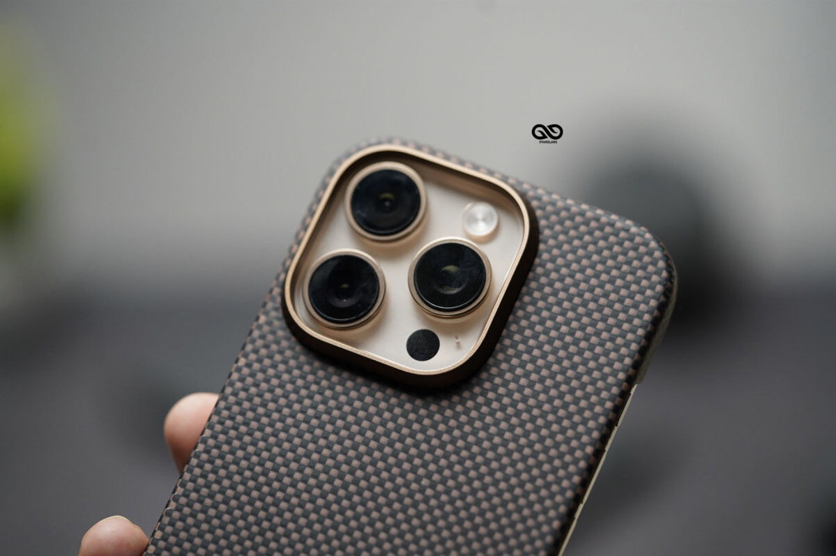 Magsafe Polar Desert Real Aramid Carbon Fiber Case For iPhone 16 Pro Max