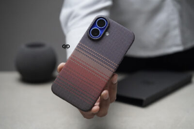 Magsafe Tangerine Orange Real Aramid Carbon Fiber Case For iPhone 16 Plus