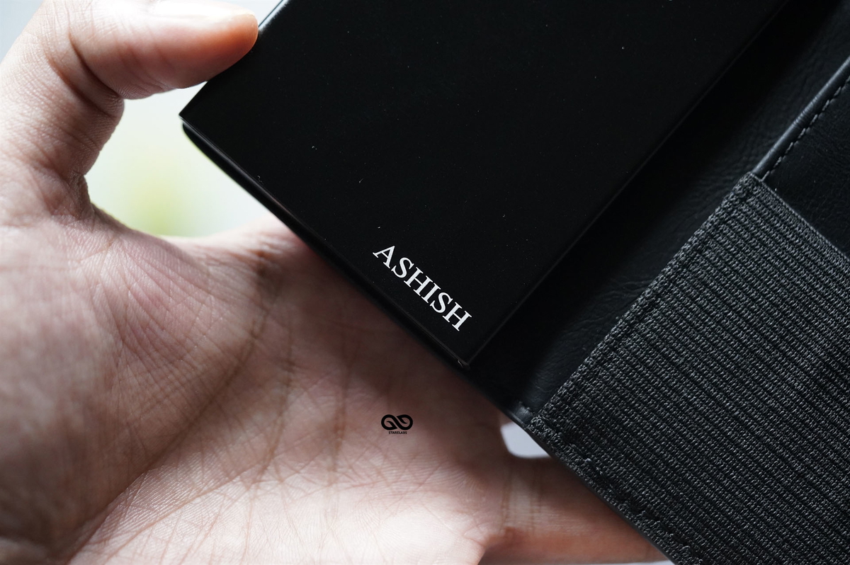 Personalized Classic Slim Vegan leather Minimalistic Pop Up Card and Cash Holder 4 Personalized Classic Slim Vegan leather Minimalistic Pop Up Card and Cash Holder - Image 4