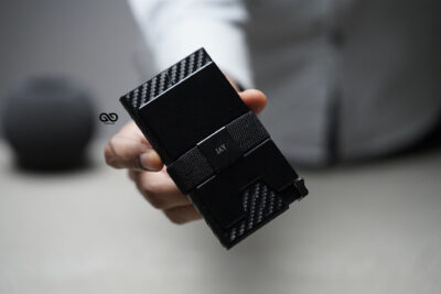 Personalized Slim Carbon Fiber Mini Pop Up Wallet