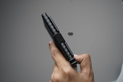 Personalized Slim Carbon Fiber Mini Pop Up Wallet