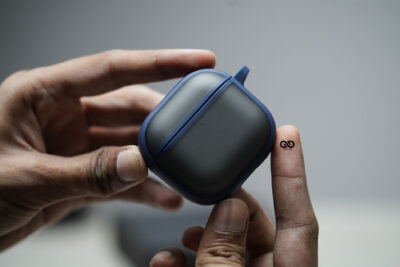 Blue Slim Matte AirPods Case For AirPods 4