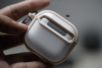 Sand Pink Slim Matte AirPods Case For AirPods 4