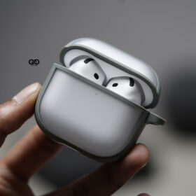 Grey Slim Matte AirPods Case For AirPods 4
