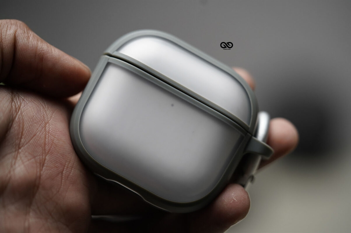 Grey Slim Matte AirPods Case For AirPods 4