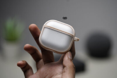 Sand Pink Slim Matte AirPods Case For AirPods 4