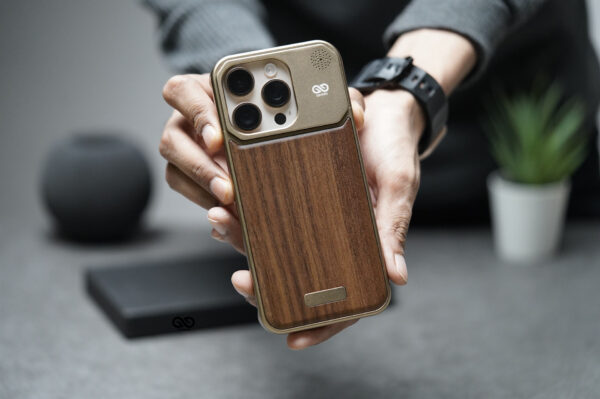 Wood Case With Titanium Frame