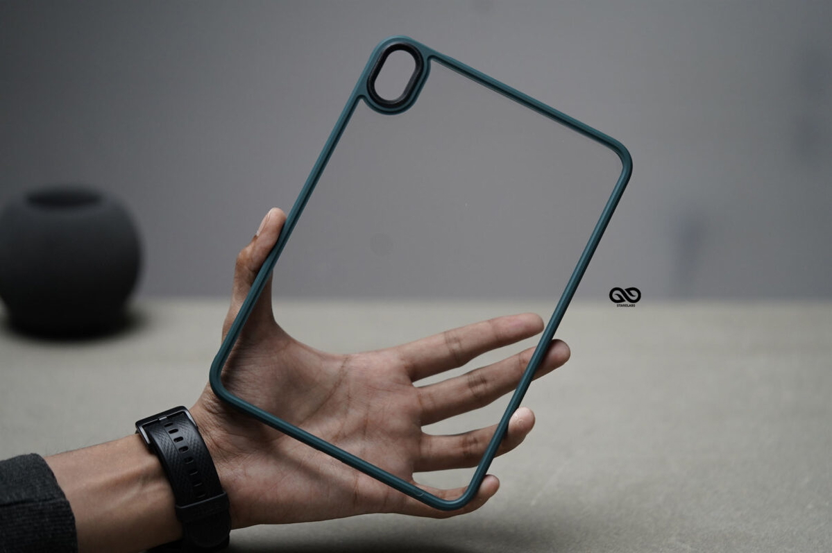 iPad Mini A17 Pro (2024), iPad Mini 6th Gen (2021) Pine Green Transparent Case