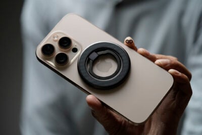 360 Degree Rotatable Carbon Fiber Magnetic Ring Holder