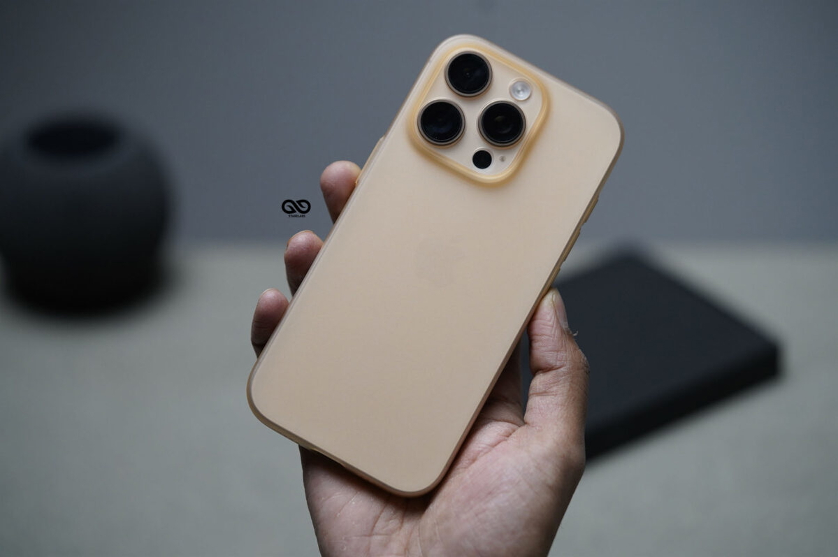 Desert Titanium Ultra Thin Case For iPhone 16 Pro/16 Pro Max