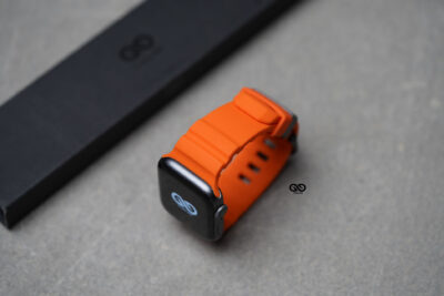 Silicone AeroFlex Sports Band with Buckle for Apple Watch 44MM 45MM 46MM Series 4 5 6 7 8 9 10 11 (SE 2 3 Gen)