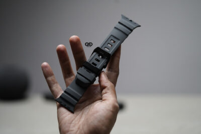 Silicone AeroFlex Sports Band with Buckle for Apple Watch 44MM 45MM 46MM Series 4 5 6 7 8 9 10 11 (SE 2 3 Gen)