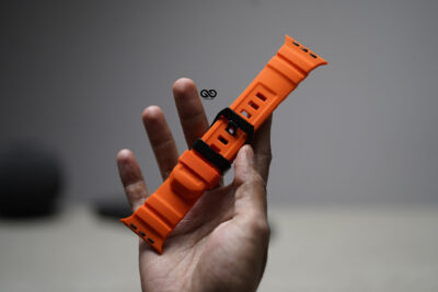 Silicone AeroFlex Sports Band with Buckle for Apple Watch 44MM 45MM 46MM Series 4 5 6 7 8 9 10 11 (SE 2 3 Gen)